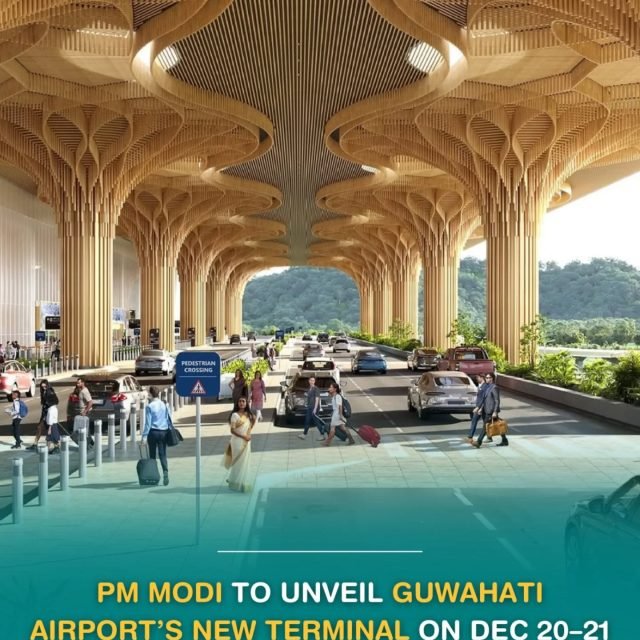 Proud moment for the Northeast as Guwahati Airport’s stunning new terminal gets set for unveiling—bringing world-class infrastructure and a major boost to regional tourism.

#Guwahati #AirportLaunch #NortheastGrowth #AssamPride #TravelUpdates #NETTA