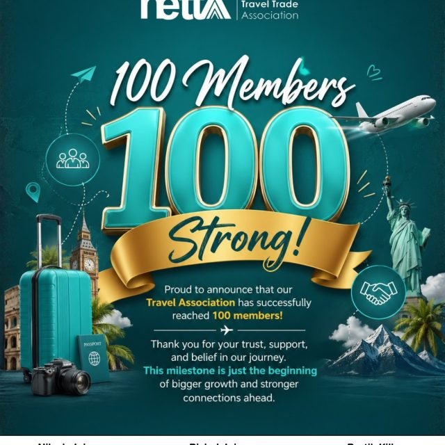 100 Members. One Strong Travel Community! ✈️🌍

We are proud to celebrate a major milestone as North East Travel Trade Association reaches 100 members strong!

This achievement reflects the trust, support, and unity of our growing travel fraternity. Every member has played a valuable role in building stronger connections and creating bigger opportunities for the travel industry across the North East.

Thank you for being part of this incredible journey.

This is only the beginning, together we rise stronger! 🚀

#NETTA #100MembersStrong #TravelAssociation #NorthEastTravelTradeAssociation #TravelCommunity #MilestoneCelebration #StrongerTogether #TravelIndustry #GrowthJourney #NETTAFamily